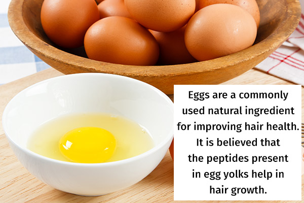 try using an egg hair mask for improving hair health
