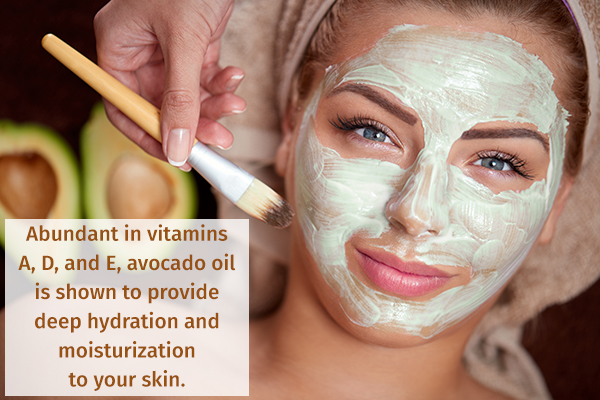 avocado has skin moisturizing properties