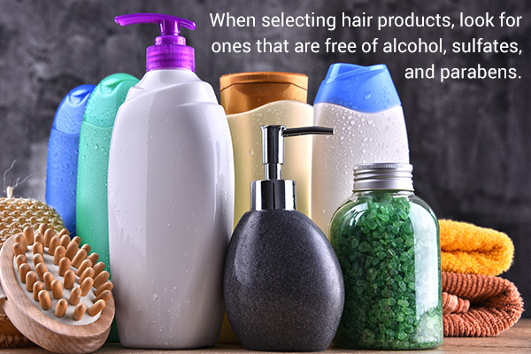 excessive use of chemical products can damage your hair