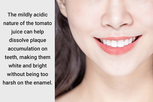 tomato juice can help dissolve dental plaque