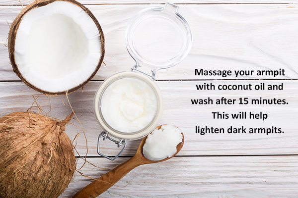 coconut oil can help in skin lightening