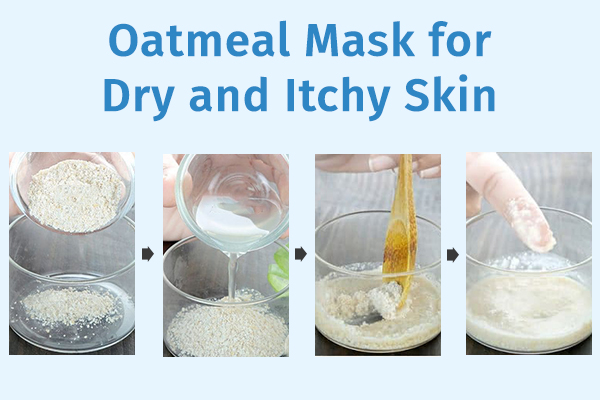 oatmeal mask for dry and itchy skin