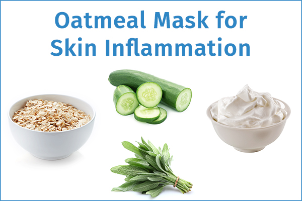 oatmeal mask for curbing skin inflammation