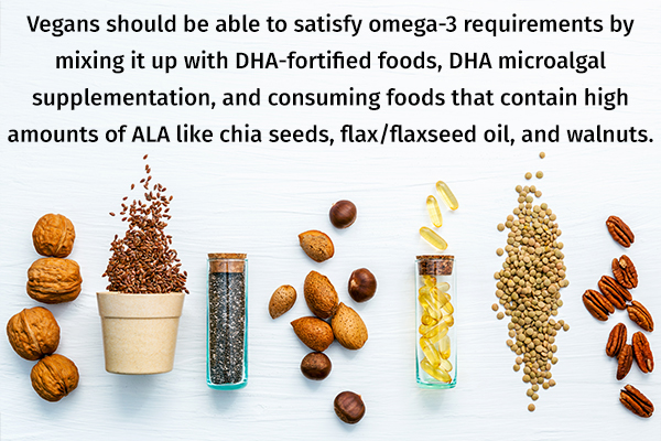 vegans should fulfill their omega-3 fatty acids requirements