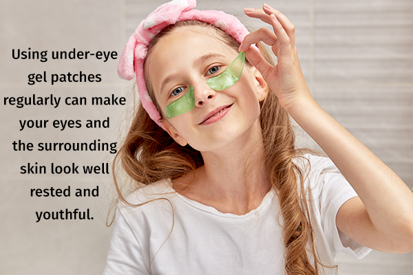 gel patches can help hydrate under-eye skins