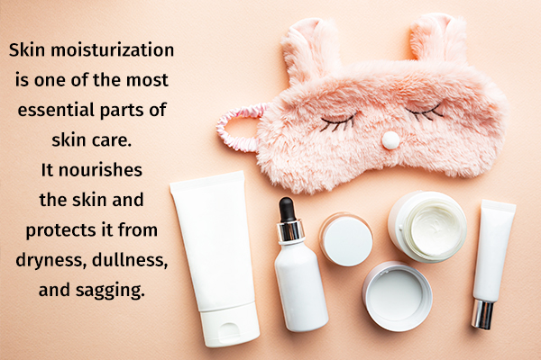 moisturize your skin regularly