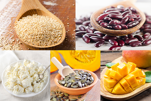 quinoa, kidney beans, cottage cheese, etc. are good for hair