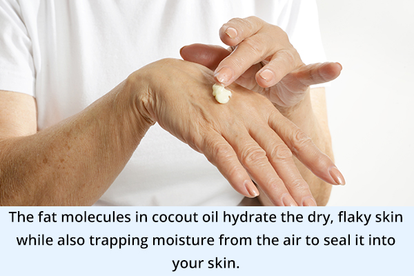coconut oil can help treat xerotic skin