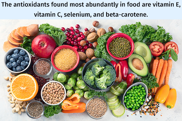 best antioxidant-rich food sources