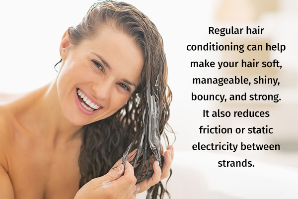 regular hair conditioning is essential for hair care