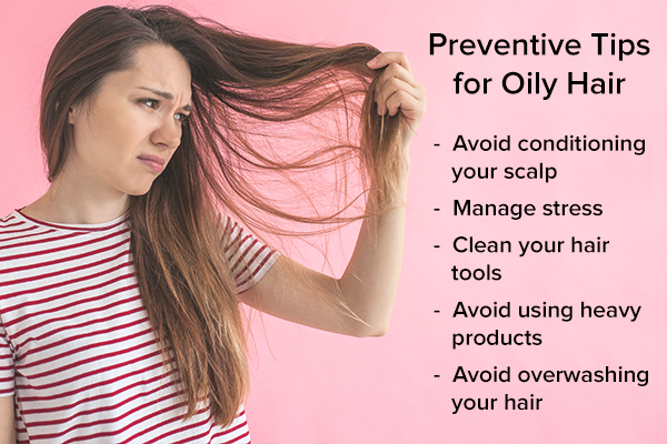 oily hair preventive tips