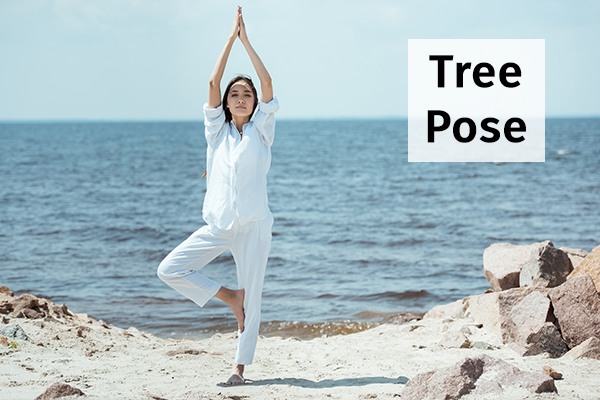 tree pose for reducing anxiety