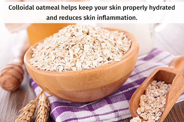 colloidal oatmeal usage can help you achieve clear skin