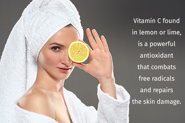lemon or lime can help you obtain clear skin
