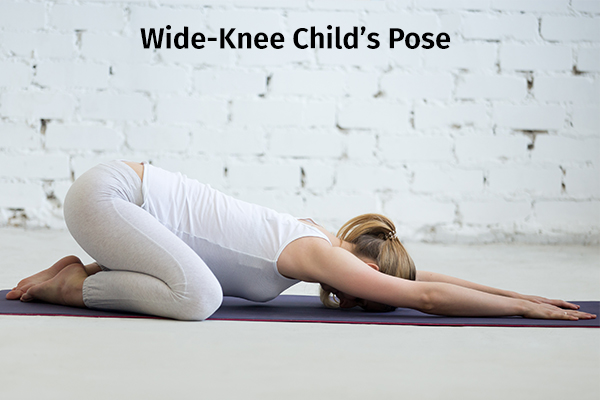 wide-knee child's pose