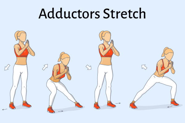adductors stretch for strong, healthy knees