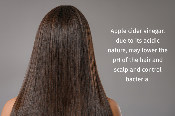 acv can help keep your hair shiny and healthy