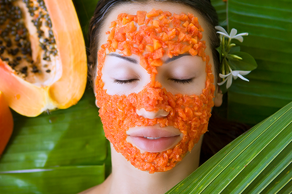 papaya-honey for detaning your skin