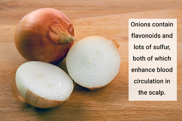 onions for enhancing hair growth