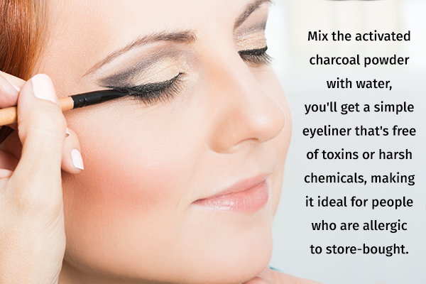 activated charcoal can be used for making diy eyeliners