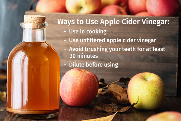proper ways to use apple cider vinegar