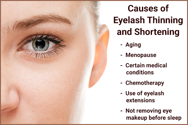 eyelash thinning and shortening causes