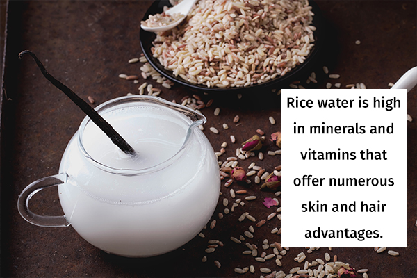 rice offers multiple skin and hair care benefits