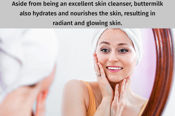 buttermilk can help you achieve glowing skin