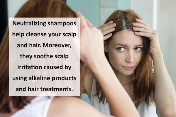 neutralizing shampoos can help cleanse your scalp and hair