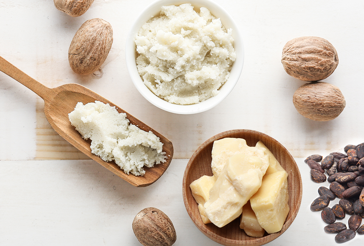 cocoa vs shea butter for hair and skin