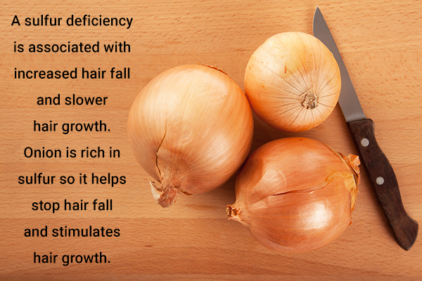 significance of onions in hair growth and repair