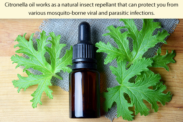 try using citronella oil in your natural first-aid kit