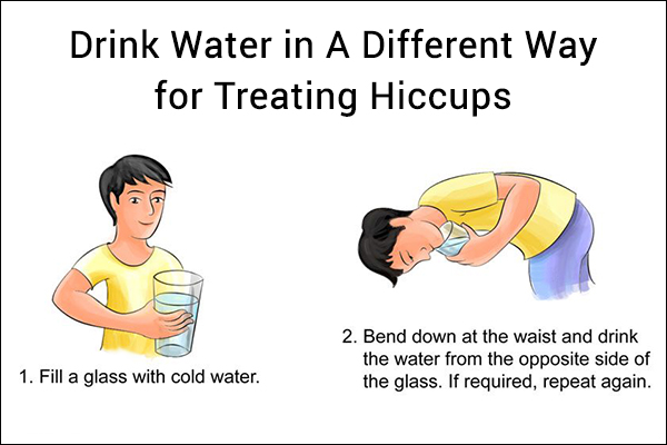 drinking water in a non-casual way can help stop hiccups