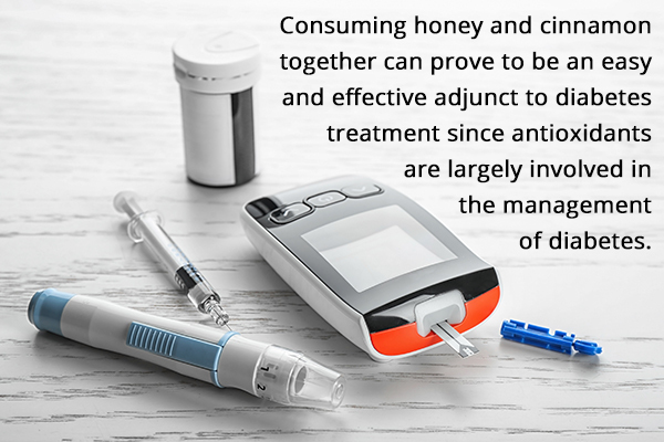 consuming honey and cinnamon helps in diabetes management