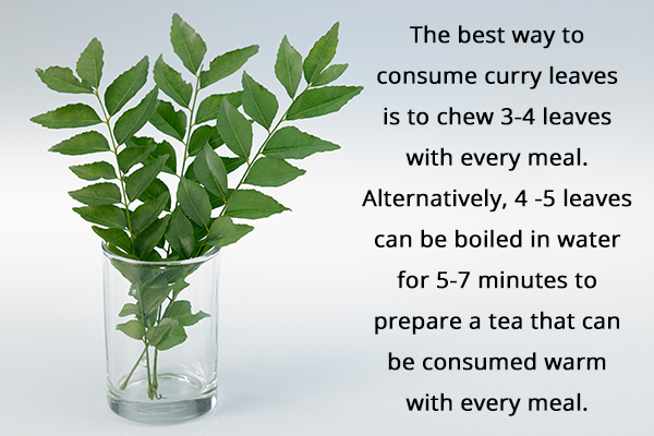 ways in which you can consume curry leaves