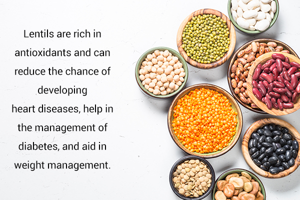 lentils and beans are a rich protein source for vegans