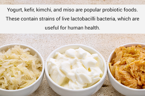 probiotic foods can help prevent vaginal infections