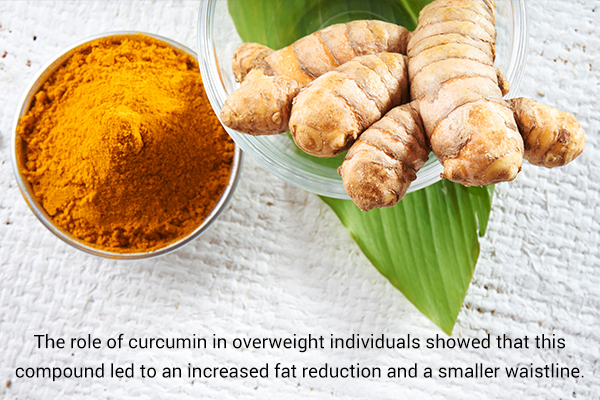 consume turmeric to foster the weight loss process