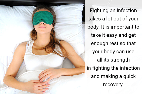 take proper rest when suffering from acute sinusitis for faster recovery