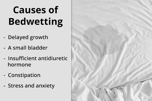 what factors lead to bedwetting in children?