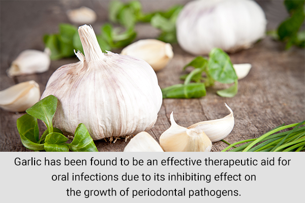 chewing on some garlic cloves can help provide relief from a dry socket