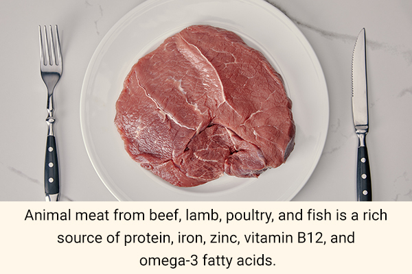 consuming animal meats can help improve anemia symptoms