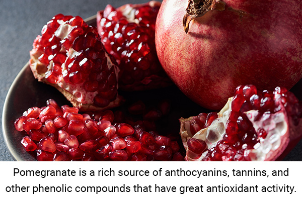 pomegranate consumption can help boost fertility levels