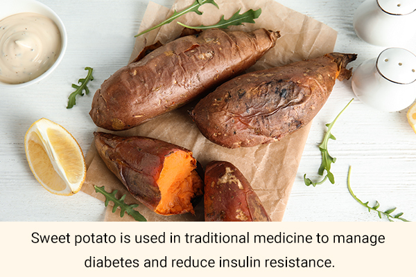 eating sweet potatoes can help reduce belly fat