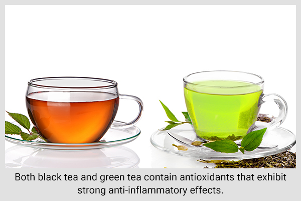 apply a green/black tea compress to help reduce eye swelling from crying