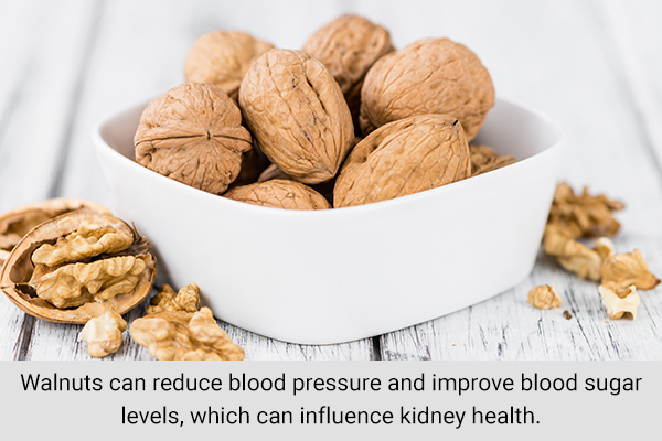 walnuts are beneficial in supporting kidney health