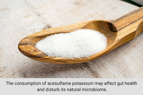 acesulfame potassium found in soda drinks can be harmful for health