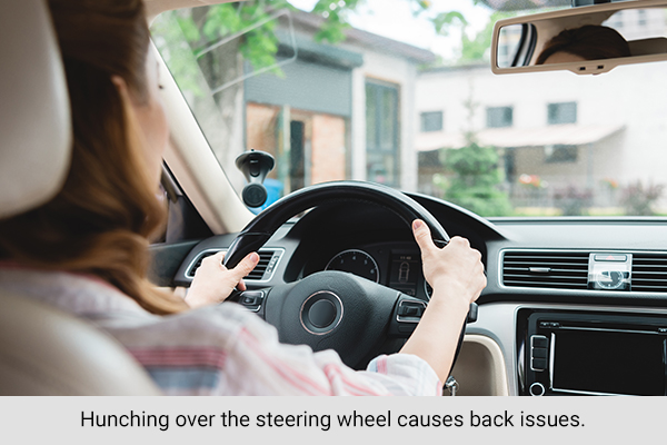 driving for long hours can cause back-related issues