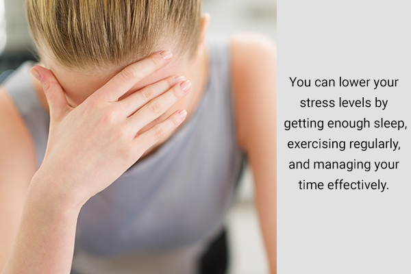 high stress levels can also lead to increased cholesterol levels