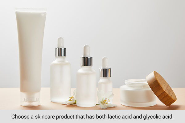 can lactic acid and glycolic acid be used together for skin care?